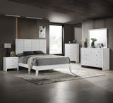 Denker-Evan White Bedroom Group