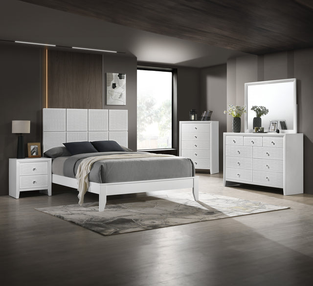 Denker-Evan White Bedroom Group