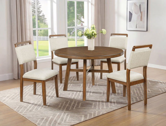 Blanche Brown Dining Set