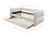 Philipa Daybed Oatmeal Tweed