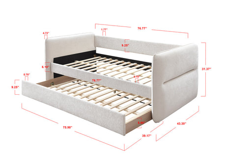 Philipa Daybed Oatmeal Tweed