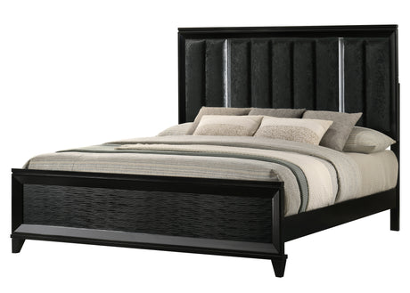 Cressida Bedroom Group Black King bed