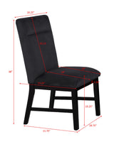 Sebastian Side Chairs (Set of 2) - Black