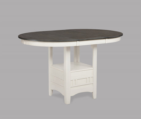 Hartwell Chalk/Grey Counter Height Table - Grey