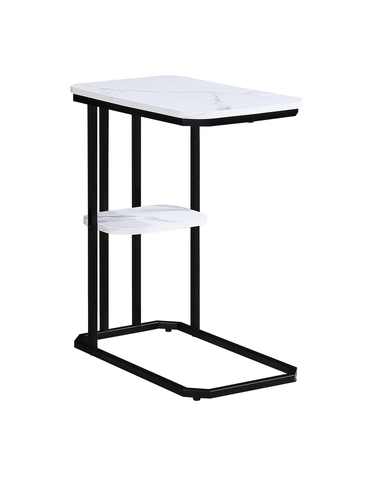 IDA FAUX MARBLE CHAIRSIDE TABLE