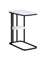 IDA FAUX MARBLE CHAIRSIDE TABLE