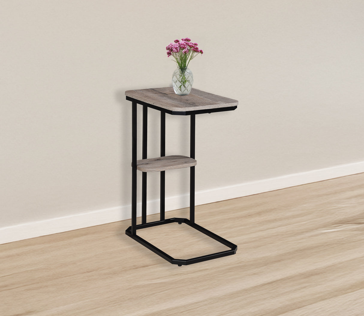 IDA WEATHERED GREY CHAIRSIDE TABLE