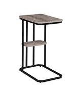 IDA WEATHERED GREY CHAIRSIDE TABLE
