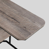 IDA WEATHERED GREY CHAIRSIDE TABLE
