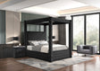 Annabelle Canopy Bed Black