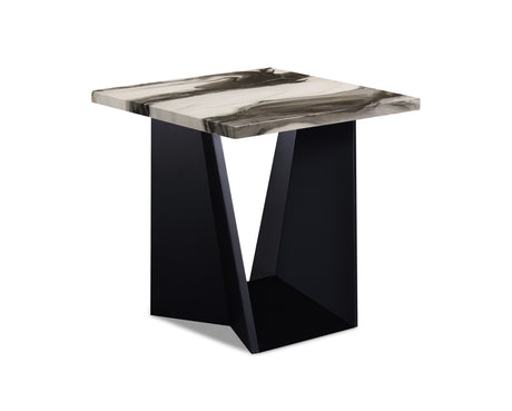 Adea 3pk Cocktail Set Brown Faux Marble