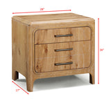 Westcott Bedroom Group-Cerused Natu nightstand