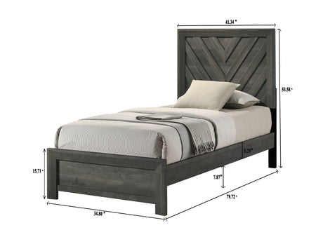 Valor Bedroom Set Grey