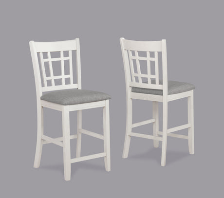Hartwell Chalk/Grey Counter Chairs (Set of 2) - Grey