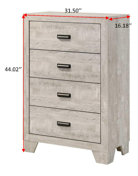 Millie Bedroom Group-White chest