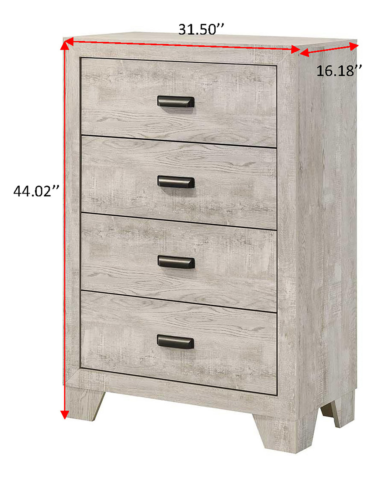 Millie Chest - White