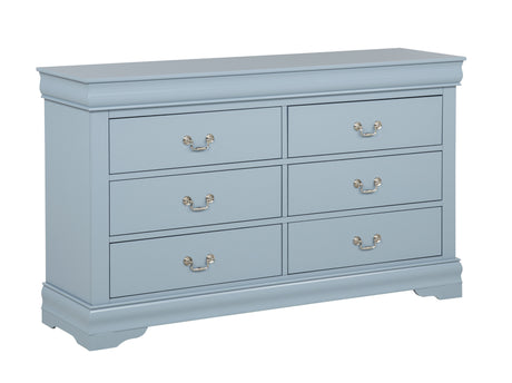 Louis Philip Blue Bedroom Group dresser