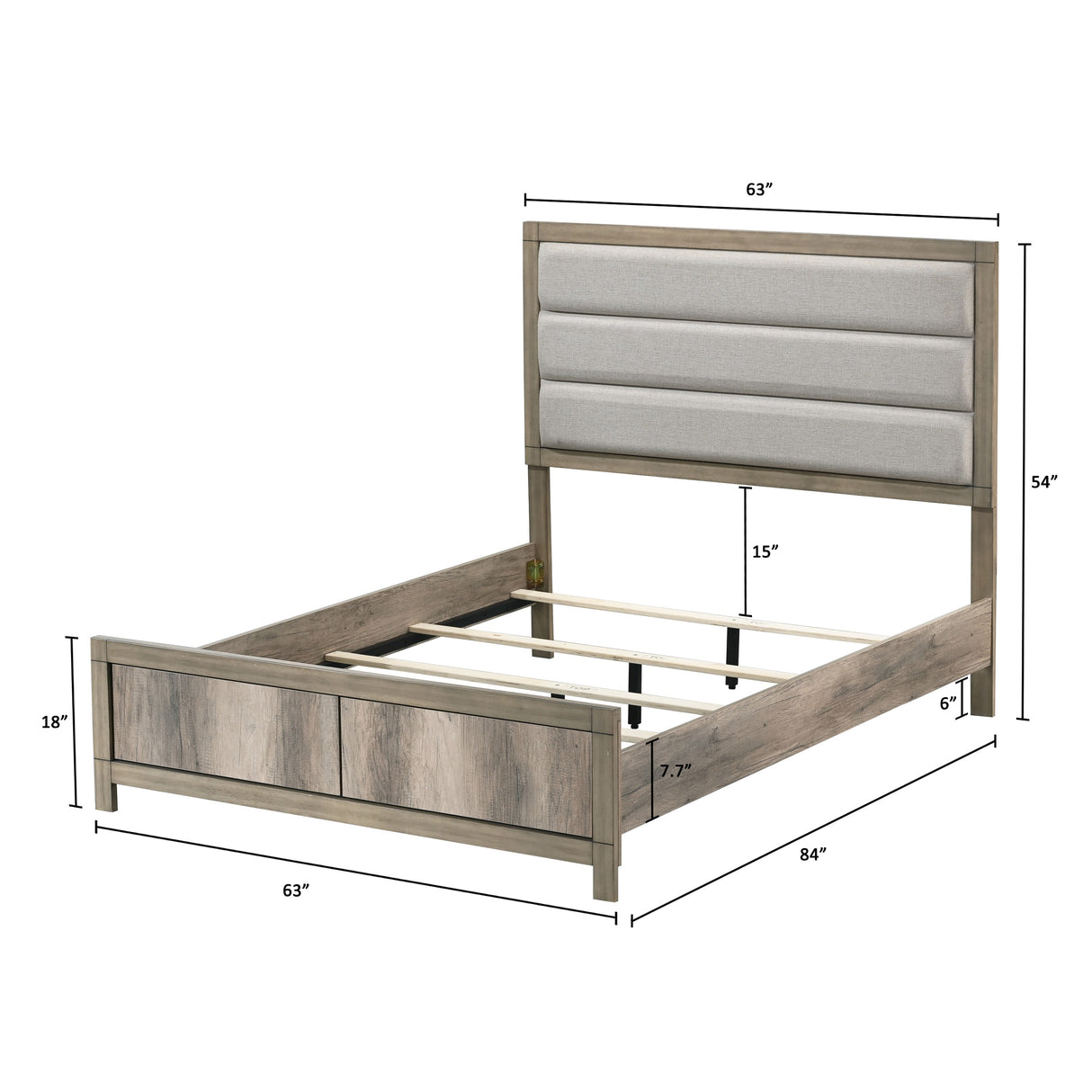 Matteo Uph Hb Bedroom Group Queen bed