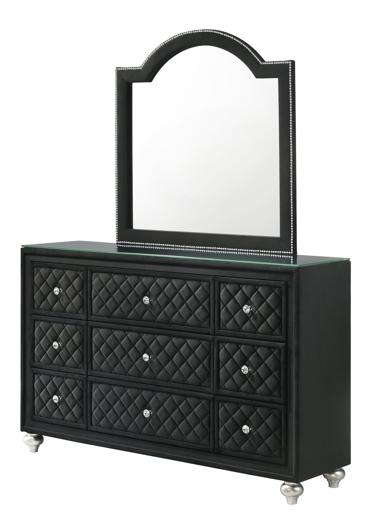 Cameo Mirror - Black