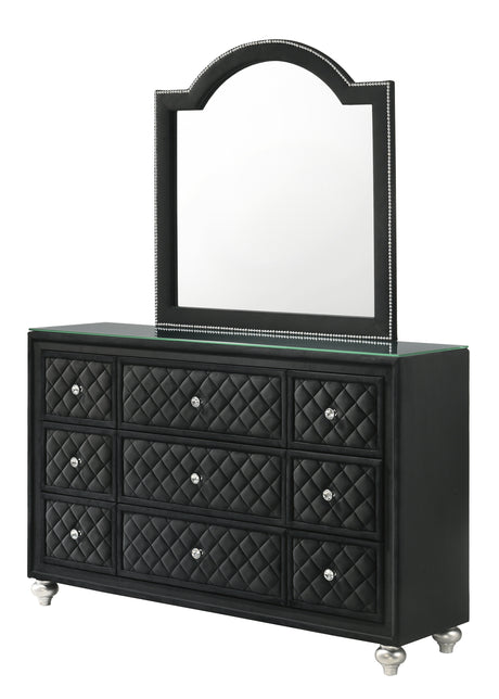 Cameo Mirror - Black