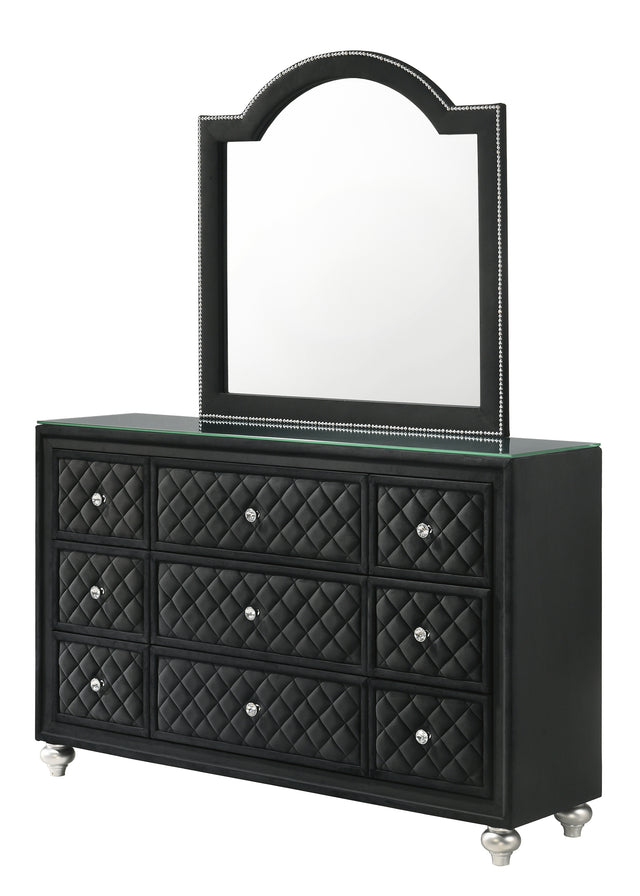 Cameo Mirror - Black