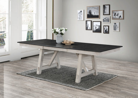Maribelle 6p with Bench Chalk Warmgrey