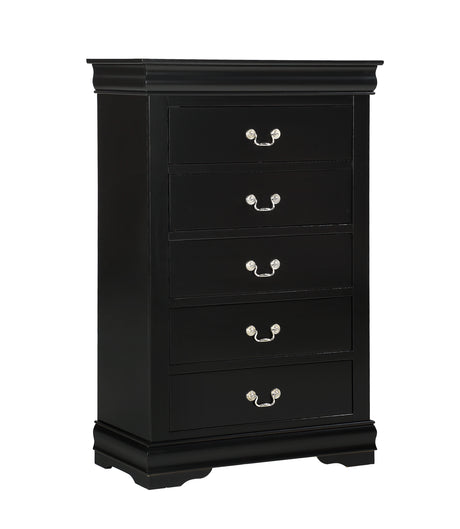 Louis Philip Chest - Black