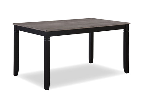 Paige 6pk Dining Set with Bench L.Grey