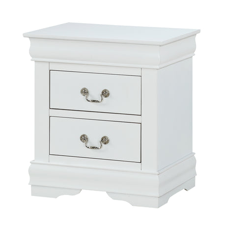 Louis Philip Nightstand - White