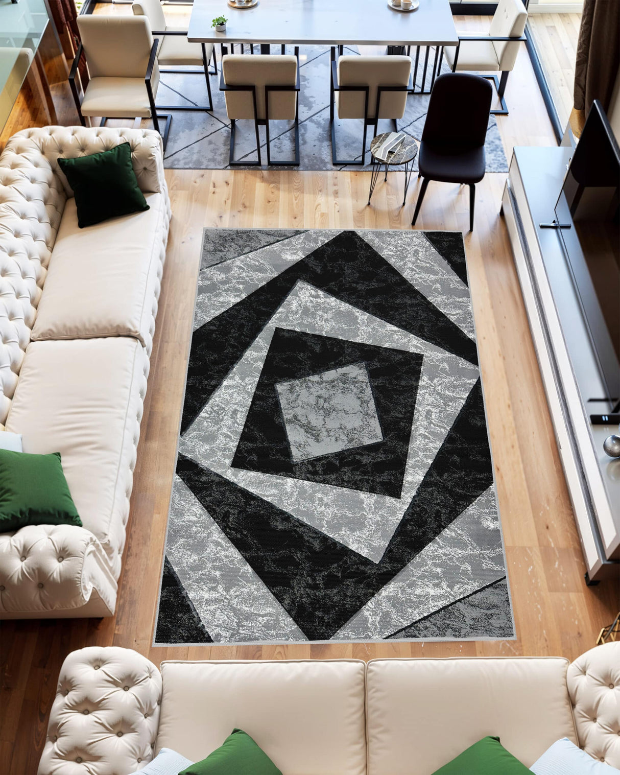 Orion Area Rug 80011 Grey