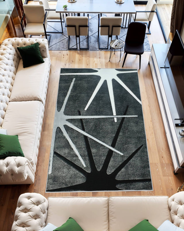 Orion Area Rug 80013 Black