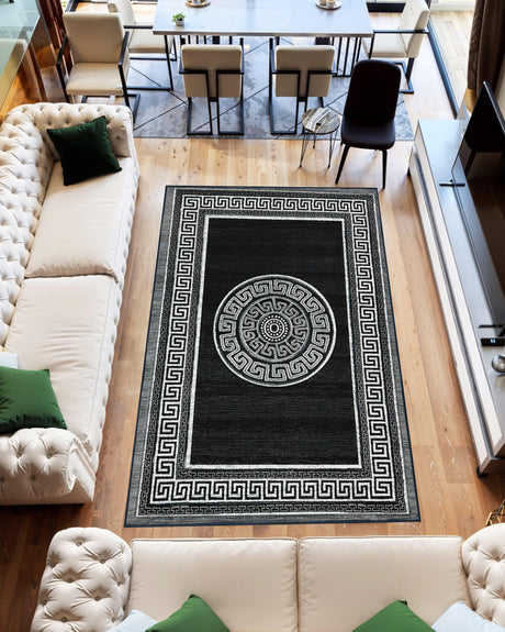 Orion Area Rug 80015 Black