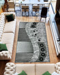 Orion Area Rug 80017 Grey