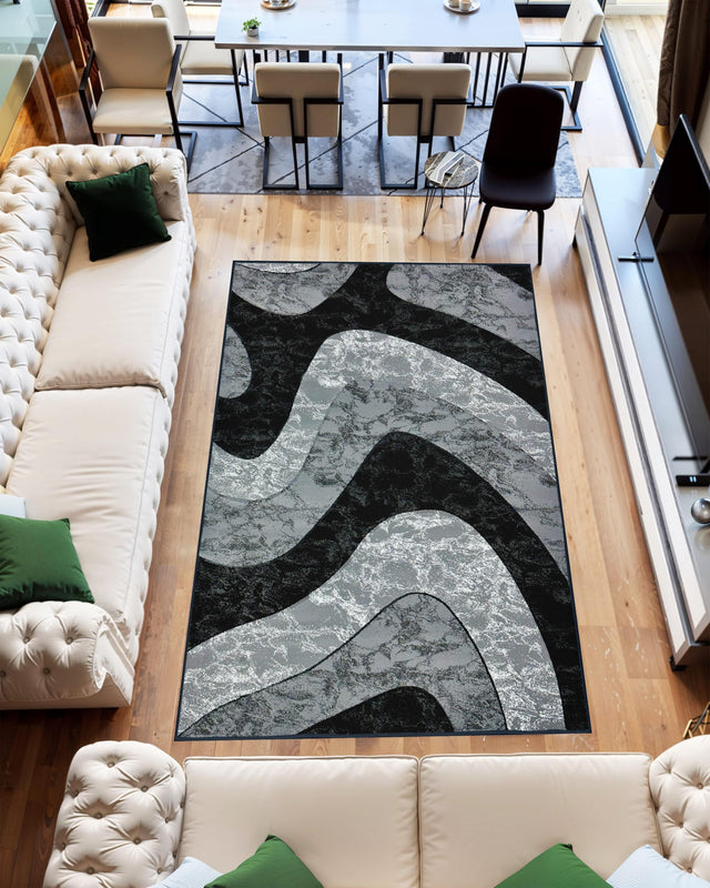 Orion Area Rug 80020 Black