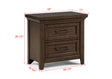 Beckett Nightstand - Brown
