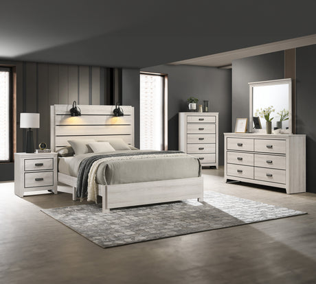 Carter Bedroom Group White
