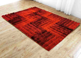 3d Shaggy Area Rug 85 Red
