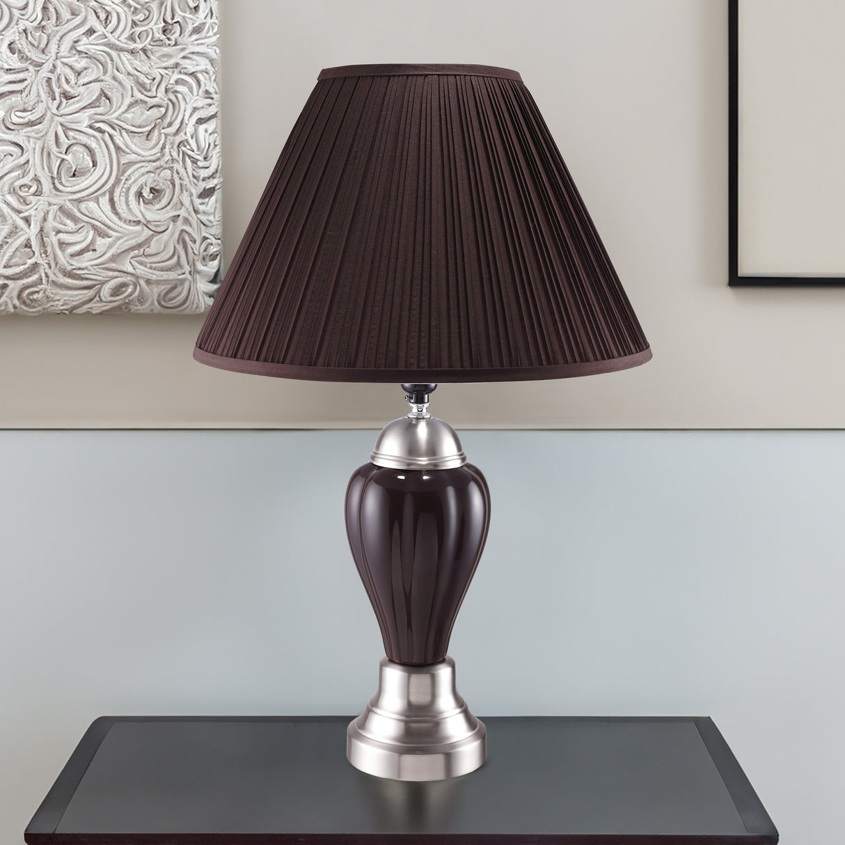 Porcelain Lamp Grey