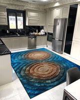 3d Shaggy Area Rug 879