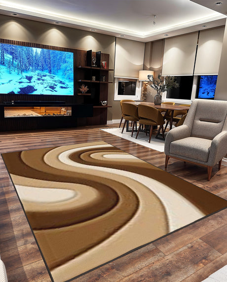 3d Shaggy Area Rug 882