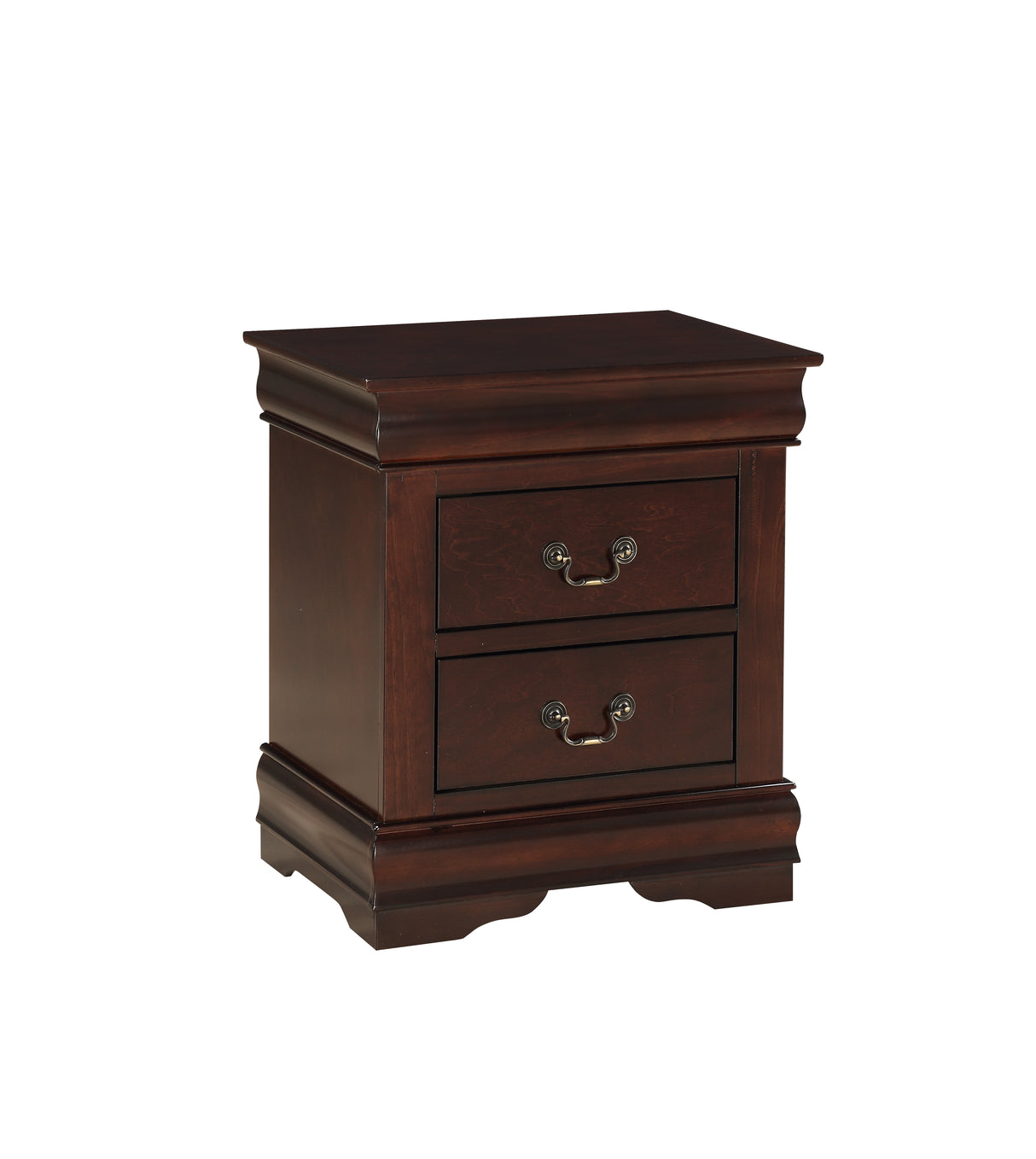 Louis Philip Cherry Bedroom Group nightstand