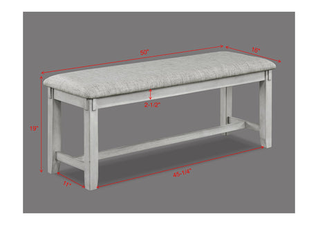 Clara Dining Bench - Driftwood