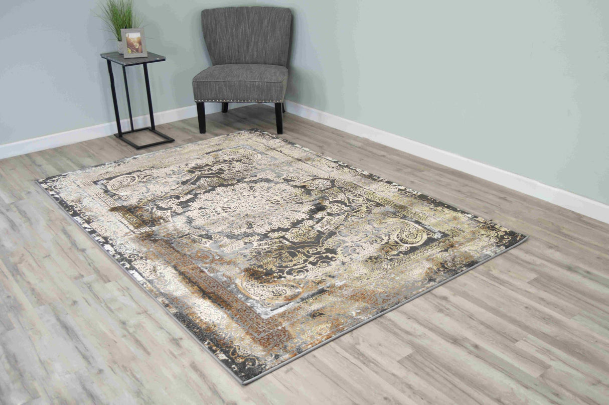 Cabana Area Rug 9013 Anthracite
