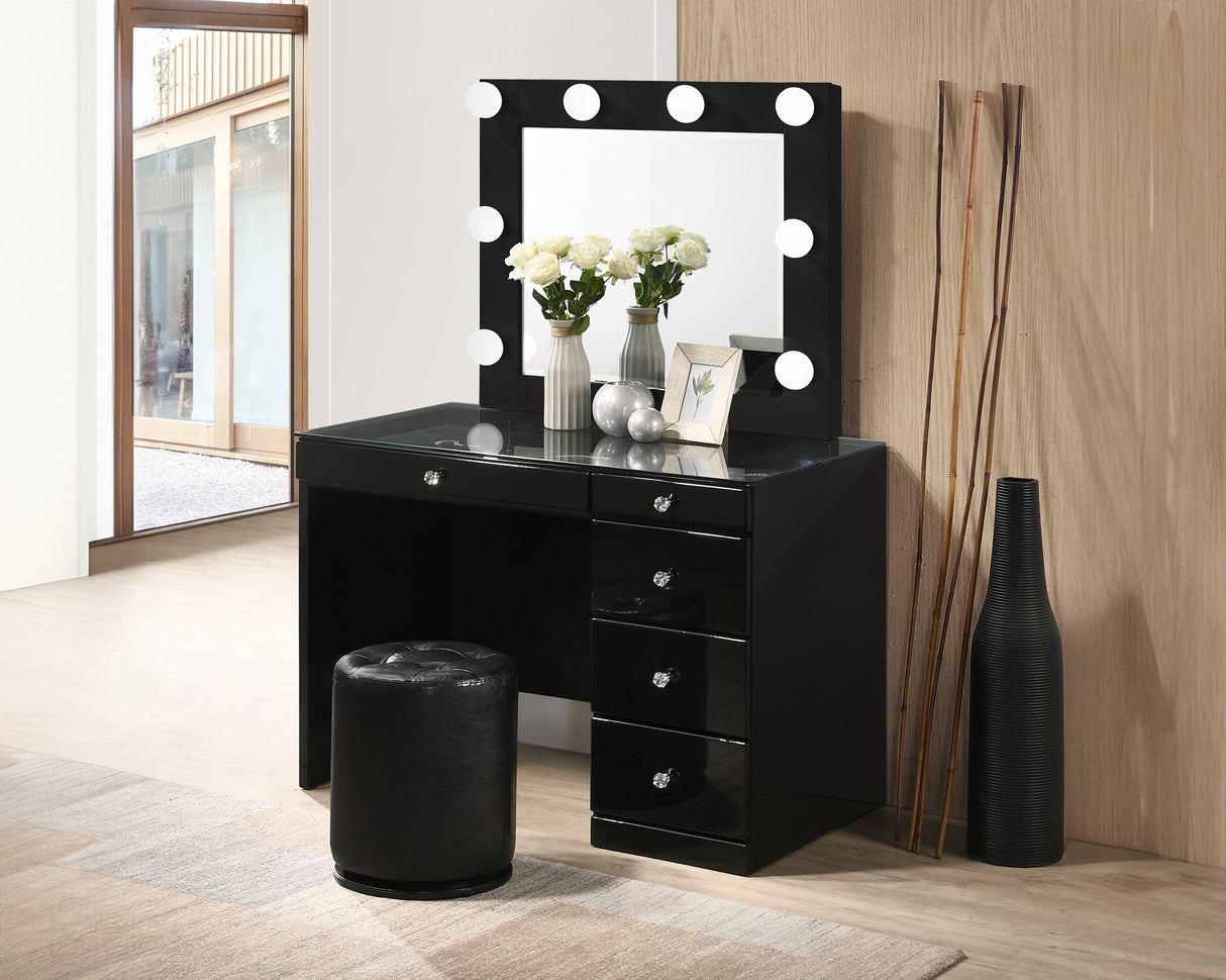 Morgan/Luxo Vanity Black