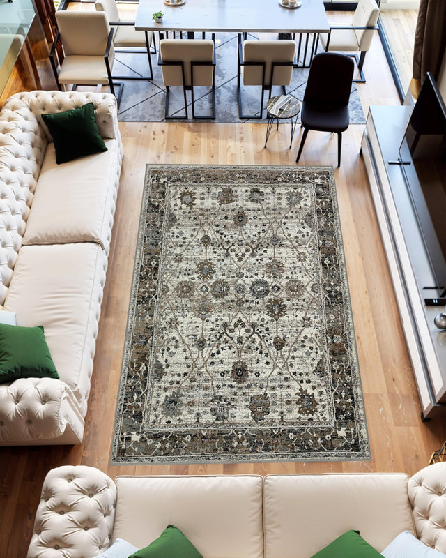 Elegance Area Rug 90932 Cream
