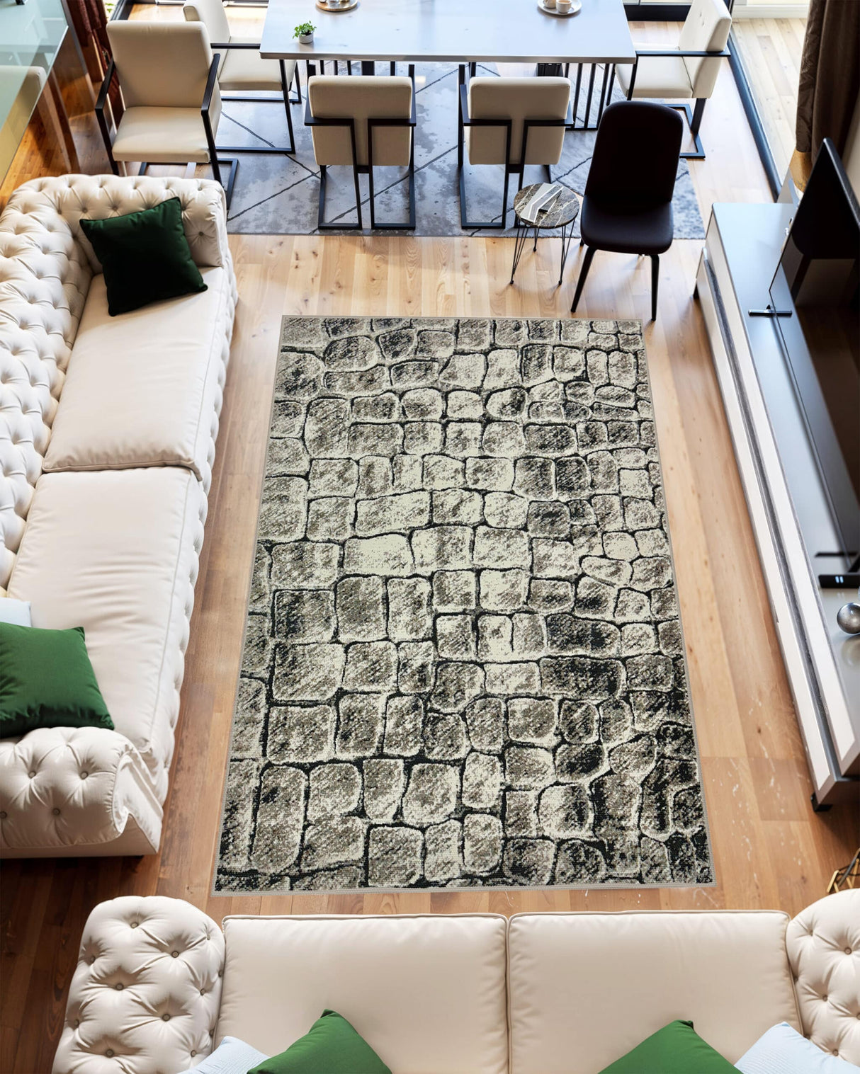 Elegance Area Rug 90933 Grey