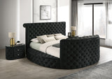 Voltare Fireplace/Tv Lift Bed Black