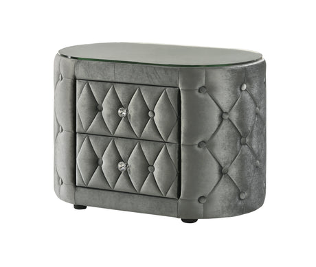 Voltare Night Stand Grey nightstand
