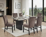 Vega Faux Marble Dining Set
