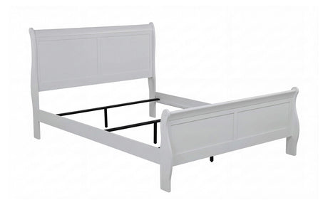 Louis Philip Greige Bedroom Group Queen bed